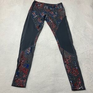 Zella Gray Print Active Pant Leggings Size Small‎